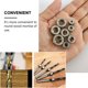 thumbnail image 2 of 8pcs taladro de profundidad de tope de tope collares de broca 3-10mm posicionador de anillo localizador de espacio, 2 of 8