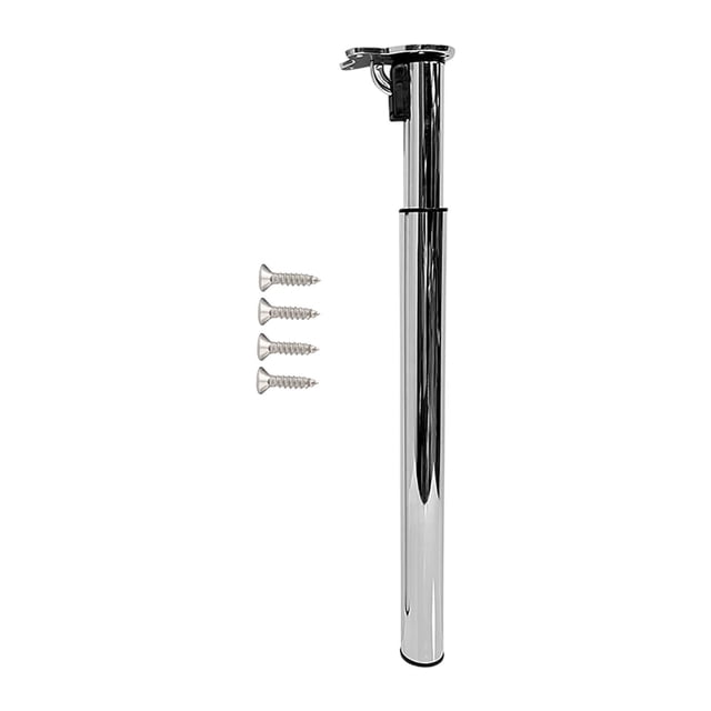 Tabla genérica de RV Soporte de la base de la base de mesa plegable resistente al desgaste telescópico Plata