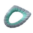 thumbnail image 2 of Winter Toilet Seat Cushion 17.3x14.2in - Thick Knitted Bathroom Cover Non-Slip Ring Warm Comfort for Cold Weather Home Essential(Green), 2 of 9