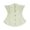 Light Green, variant on Xijirk Women's Floral Brocade Underbust Waist Corset Top Front Busk Closure Boned Body Shaping Shapewear for Gothic Party Daily Costume Wear,S