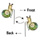 thumbnail image 4 of pstuiky Maceta decorativa de acrílico con inserto para maceta. Maceta decorativa con forma de caracol., 4 of 5
