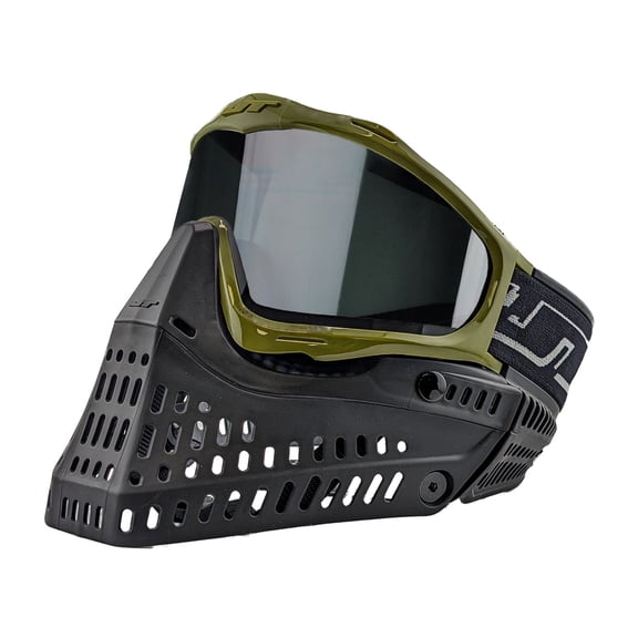 JT Spectra Proflex Sports Goggle Mask With Clear Thermal Lens Olive Drab Black