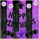 thumbnail image 4 of Decoraciones para fiestas Asnyle 2025 Graduation, color morado y negro (paquete de 3), 4 of 7