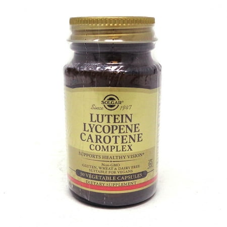 Solgar Lutein Lycopene Carotene Complex, 30 Ct