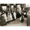 thumbnail image 2 of Immigrant Children Saluting The Flag In The Mott Street Industrial School History (36 x 24), 2 of 2