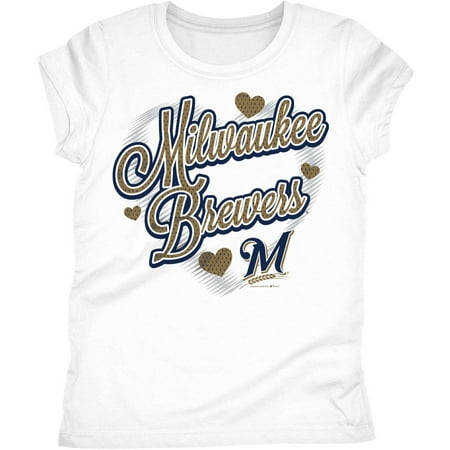 - Milwaukee Brewers Girls Short Sleeve Graphic Tee