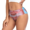thumbnail image 2 of Fotbe Pastel Pink Beach Cafe Calzones Estampados para Mujer – Ropa Interior de Algodón, Cómoda, Suave y Elástica-3X-Large, 2 of 6