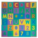 Foam Floor Alphabet Mat 96 pcs with Number Puzzle Mat by Hey! Play ...