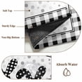 thumbnail image 6 of 2.7'x5' Area Rugs, Easter Indoor Outdoor Area Rug for Living Room Bedroom, Spring Polka Dot Bunny Black Plaid Checkered Washable Bathroom Rugs Kitchen Floor Carpet Mats Home Decor Aesthetic, 6 of 8
