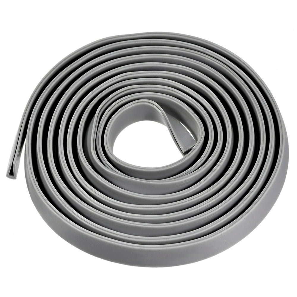 Edge Trim U Seal Extrusion, Silicone Gray U Channel Edge Protector