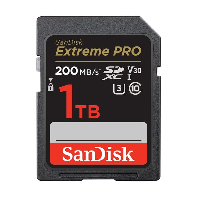 Tarjeta de memoria SanDisk Extreme PRO SDXC de 1 TB UHS-I C10 V30 U3