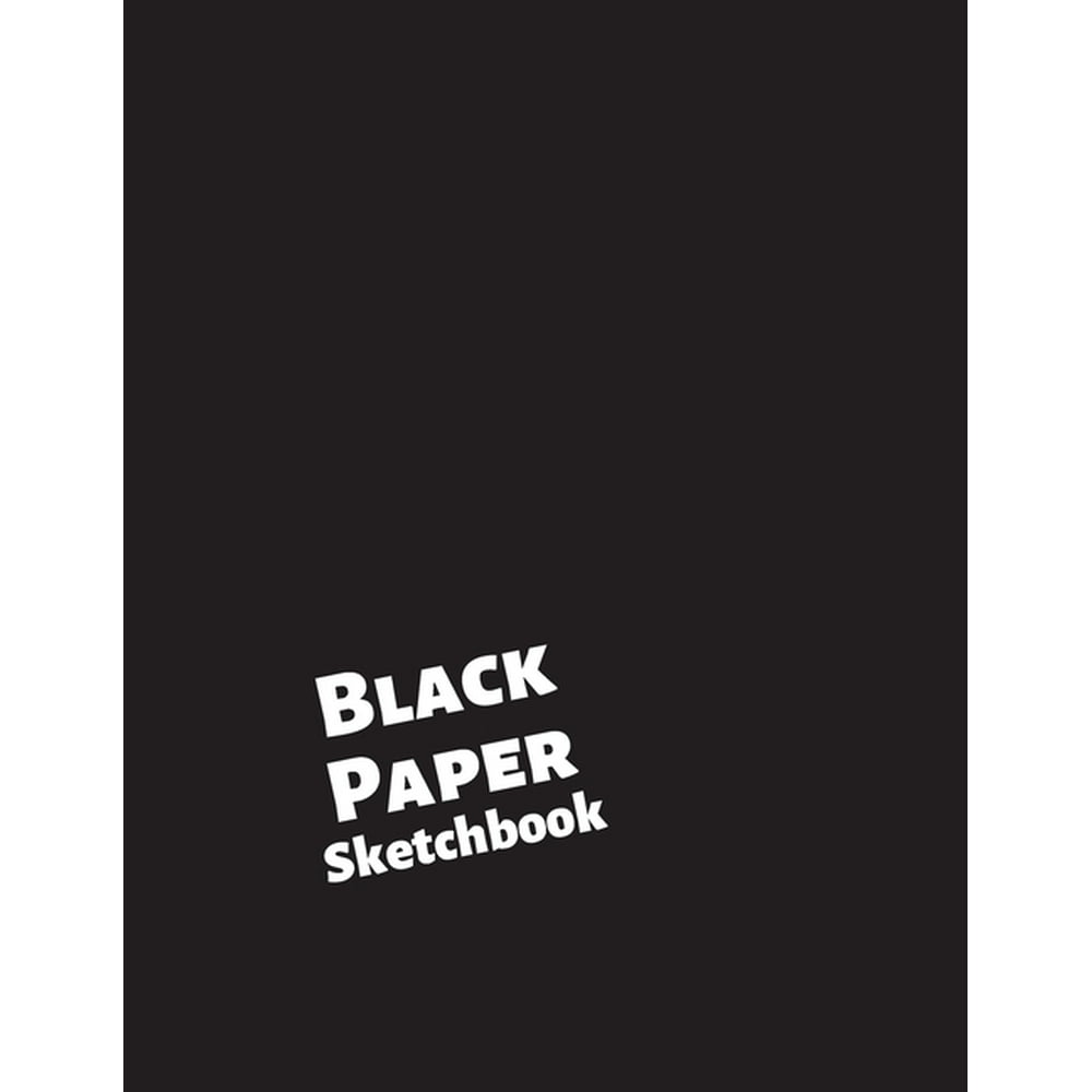 Black Paper Sketchbook Sketchbook Drawing Art Book For Stress