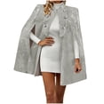thumbnail image 2 of Xuyuer Women's Sleeveless V-Neck Sequin Top Cardigan Coat, Glamorous Evening Set for Parties, Holiday Events and Special Occasion Statement Outfits, 2 of 5