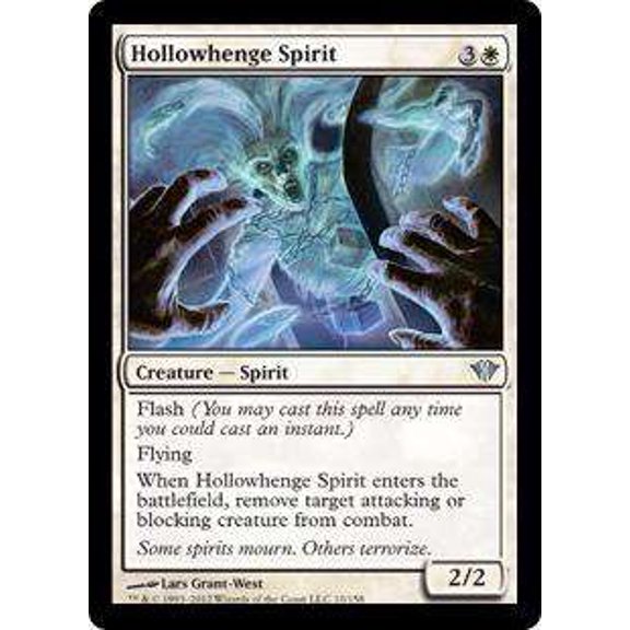 MtG Dark Ascension Uncommon Hollowhenge Spirit (Foil)