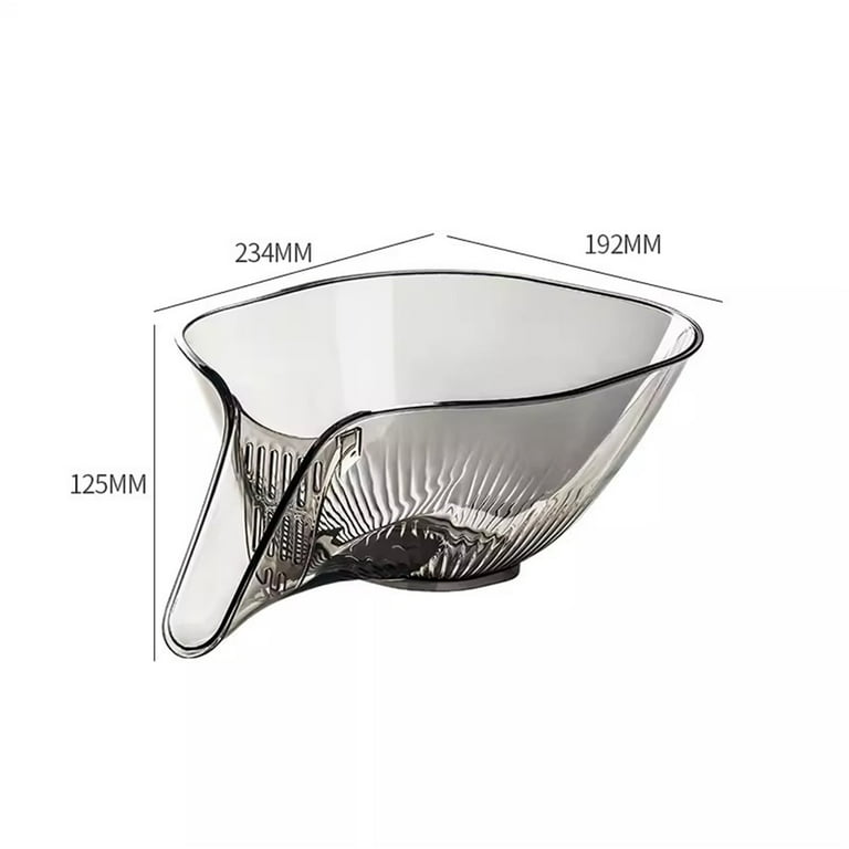 XEOVHV Multi-functional Drain Basket,2024 New Fruit Cleaning Bowl
