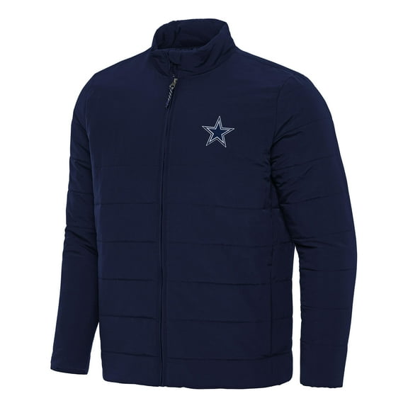 Men's Antigua Navy Dallas Cowboys Swelter Full-Zip Jacket