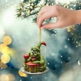 thumbnail image 4 of Stole Acrylic Pendant Tree Decoration  1PC Decoration How The Stole With Present Ornament, 4 of 5