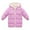 Purple, variant on Toddler Classic Snowsuit Kids Child Baby Boys Girls Long Sleeve Solid Patchwork Winter Coats Jacket Hooded Outer Outwear Outfits Clothes(Green,4-5 Years)