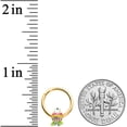 thumbnail image 2 of Body Candy Womens 16G PVD Steel Hinged Segment Ring Seamless Cartilage Nipple Hatch Egg Chick Nose Hoop 3/8", 2 of 2