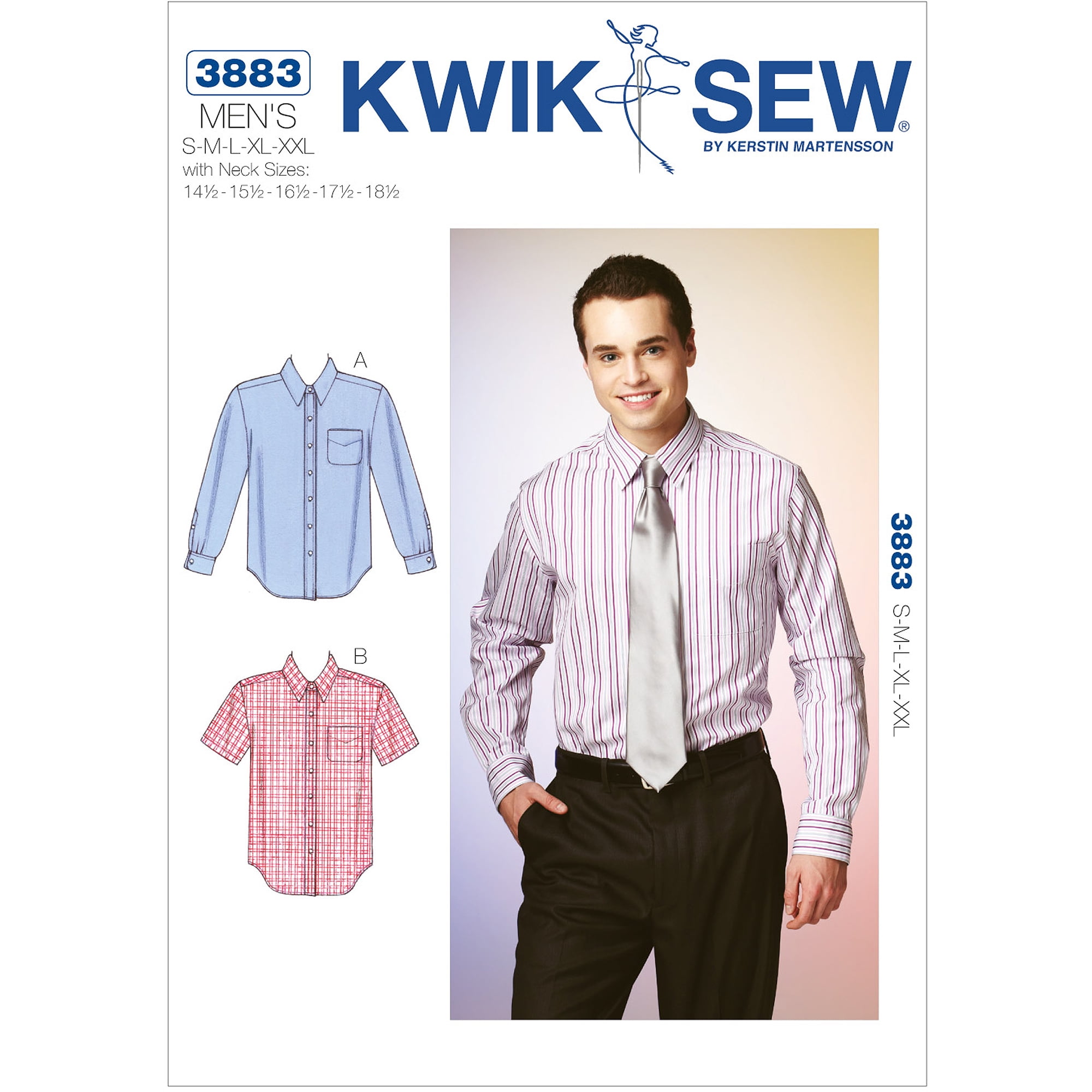 Kwik Sew Pattern Shirts S M L Xl Xxl Walmart Com