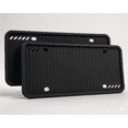 thumbnail image 1 of Porta Placas de Silicón Negro 2 Piezas | Marco Flexible para Placa de Auto | Ajuste para Placas Estándar 31 x 16 cm, 1 of 3