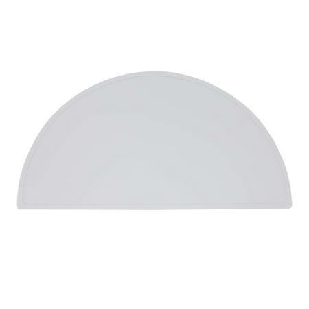 

Sorrowso Baby Toddler Kids Silicone Semicircle Placemat Portable Food Non Slip Placemat