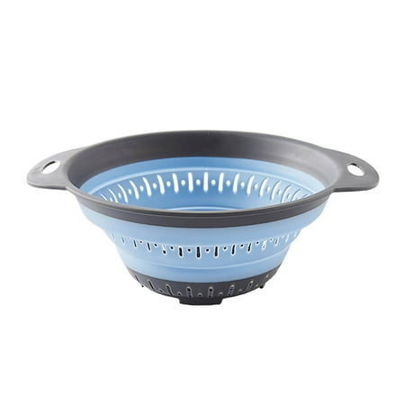 

Dish Dry Rack Collapsible Collapsible Colander and Strainer PP Silicone Kitchen Foldable Strainer for Pasta Veggies New Home Apartment