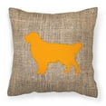 thumbnail image 2 of Dog Breed Burlap Fabric Decorative Pillow, 2 of 2