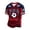 Wine, variant on 2026 New United States Soccer Practice Jerseys, USA National Team Soccer Jersey Sweat Resistant Football Training Shirts, Retro Streetwear Fan Wear for Adult(White, M)