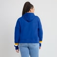 thumbnail image 7 of Women's Fanatics  Royal Los Angeles Rams Over Under Pullover Hoodie, 7 of 7