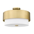 thumbnail image 5 of Z-Lite 3 Light Semi Flush Mount, 5 of 8