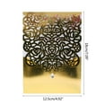thumbnail image 5 of 20pcs Wedding Invitation Cards Hollow Rose Greeting Card with Envelopes Bridal, 5 of 19