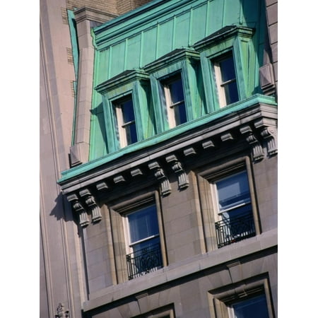 Apartment Buildings Facade on Upper East Side, New York City, New York, USA Print Wall Art By Angus