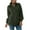 Army Green##1, variant on jsaierl Sherpa Jacket Women Zip Up Long Sleeve Fleece Jacket Outwear Solid Color Warm Stand Collar Fall Coat Top with Pocket