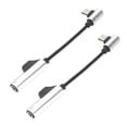 thumbnail image 1 of Cable adaptador de auriculares tipo C a 3,5 mm, 2 en 1, flexible y funcional, para teléfono tipo C, tableta y PC, color plateado., 1 of 14
