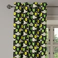 thumbnail image 2 of Ambesonne Alien Grommet Curtain, UFO Portrait Space Crafts, 50" x 72", Apple Green Eggshell, 2 of 6