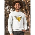 thumbnail image 2 of Eagle Face Drawing Sweatshirt Men -Image by Shutterstock, Male x-Large, 2 of 4