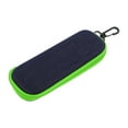 thumbnail image 2 of Estuche para gafas con cremallera Unique Bargains, ligero, almacenamiento para gafas 6.38"x2.44"x1.57" verde, 2 of 5