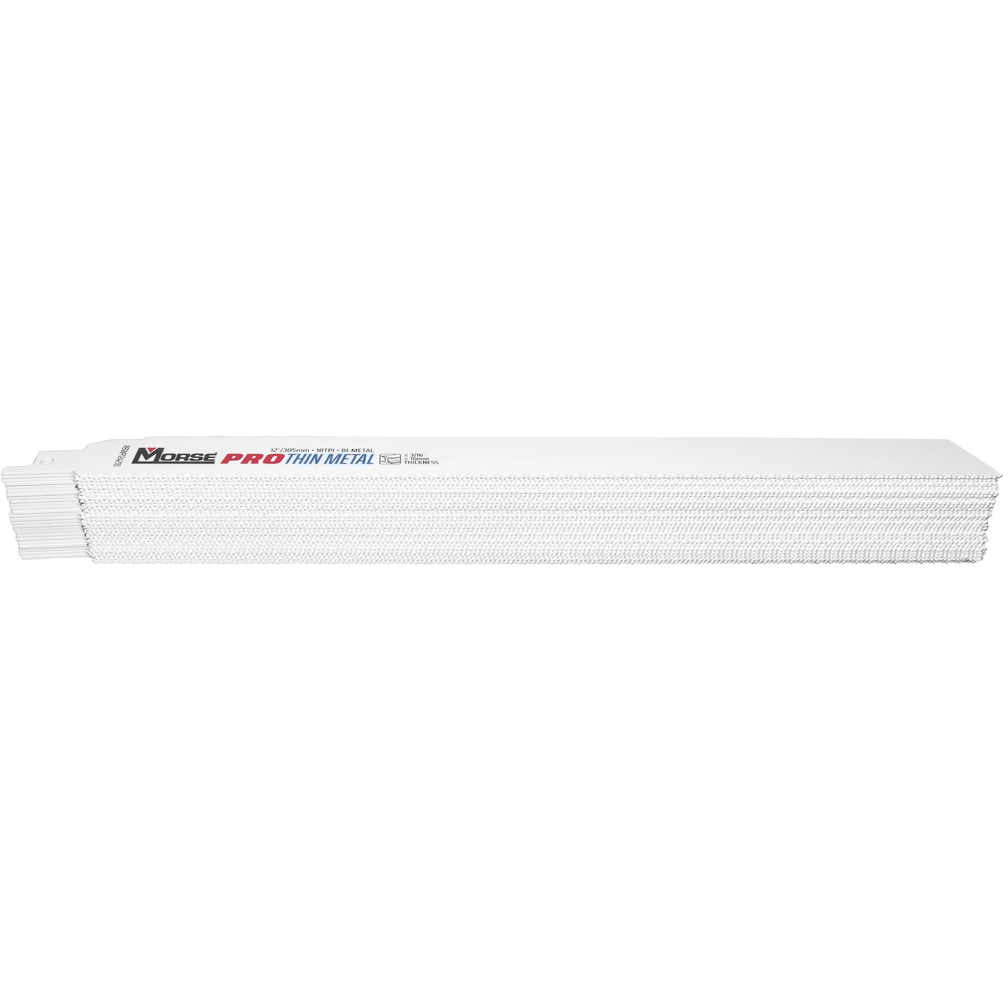 Morse Bi-Metal Pro Medium Metal Cobalt Reciprocating Saw Blade 12" x 1" x .42" 14 TPI 25 Pack