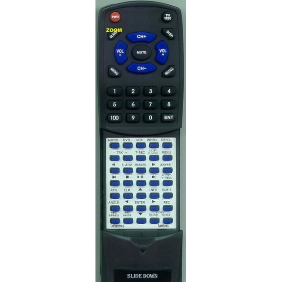 Replacement Remote for SAMSUNG AK59-00034S, AK5900034S, RTAK5900034S, 00034S, DVDVR325