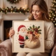 thumbnail image 7 of 3D Pearl Beads Art Craft Kit with Frame, DIY Christmas Pearl Diamond Art Kit, Including Santa Claus, Snowman, Christmas Tree, Reindeer and Gift Boxes for Home Wall Decor, 7 of 7