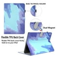 thumbnail image 5 of Dteck Folio Case for Apple iPad (10th generation) 10.9-Inch 2022, Auto Wake Sleep Smart Cover Slim Gradient Flip Stand Case with Card Slots Pencil Holder for iPad 10th Gen,Blue, 5 of 5