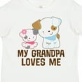 thumbnail image 4 of Inktastic My Grandpa Loves Me Girls Girls Toddler T-Shirt, 4 of 5