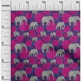 thumbnail image 2 of oneOone Polyester Spandex Fuschia Pink Fabric Animal Sewing Craft Projects Fabric Prints by Yard 56 Inch Wide, 2 of 4