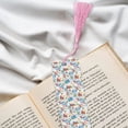 thumbnail image 6 of Kdxio Stamp Print Metal Tassel Bookmarks,Perfect Gift for Art Lovers and Bookworms Metal Bookmarks for Women, 6 of 8
