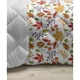 thumbnail image 3 of Autumn Down Alternative Comforter, Seasonal Fruits Apples Doodle Simplistic Design Print Illustration, Microfiber Quilt for All Season, 5 Sizes, Pale Ruby and Pale Coffee, by Ambesonne, 3 of 3