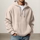 thumbnail image 1 of MHFRRA Sudadera con Capucha y Cremallera Texturizada, con Cremallera Completa y Bolsillos Delanteros para Uso Informal y Actividades Al Aire Libre, Chaqueta Deportiva Ligera y Cómoda Beige, 1 of 2