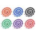 thumbnail image 1 of 6Pcs Candy Color Double Sided UV Printing Finger Gyroscope Colorful Decompression Toy Stress Relief Toy Party Favors for Kids Boys Girls, 1 of 4