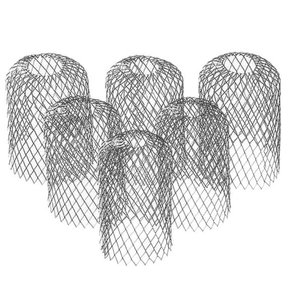 6 Pack Gutter Guard 3 Inch Expandable Aluminium Filter Strainer Downspout for Stopping Blockage Leaves