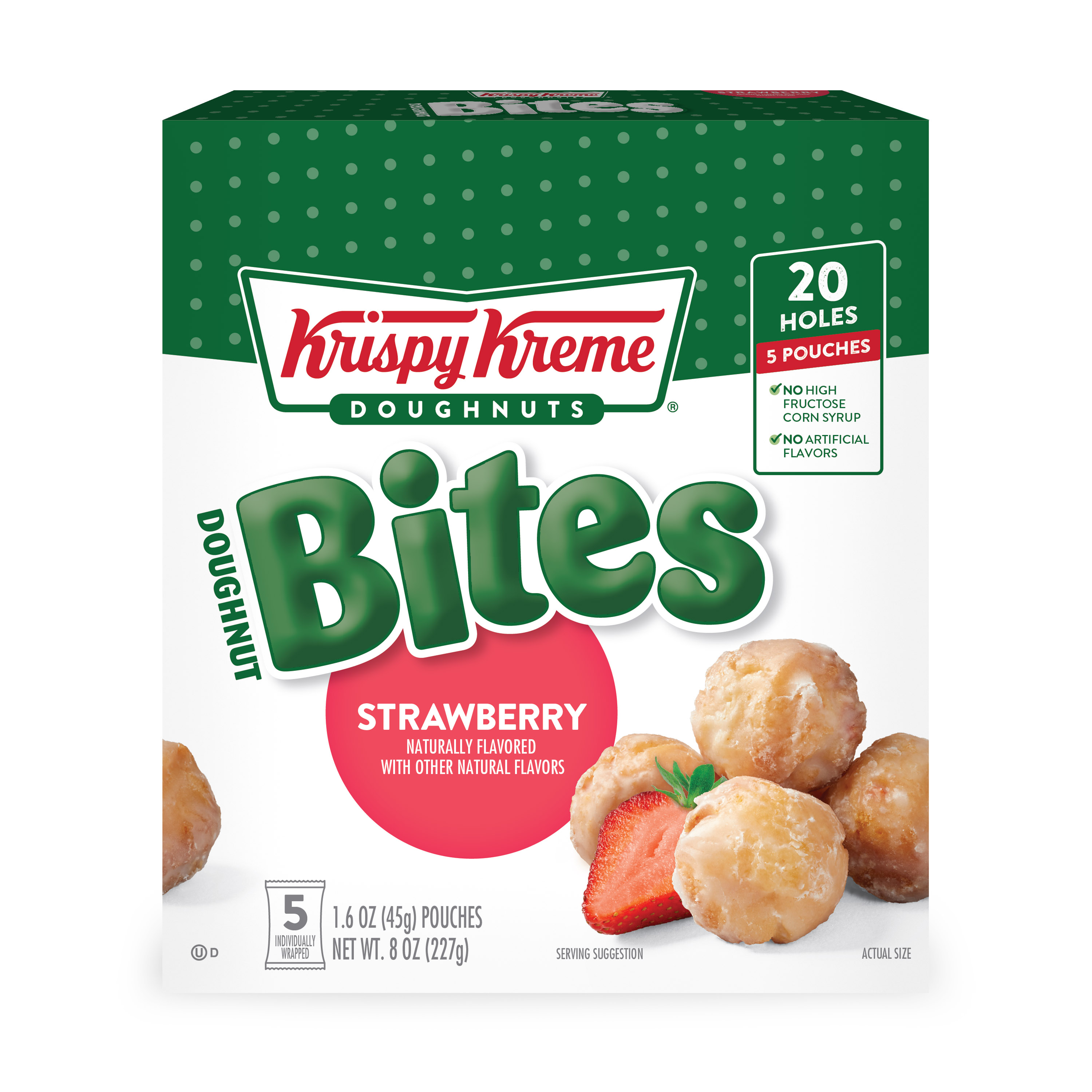 Krispy Kreme Doughnut Bites Strawberry, 1.6 Oz, 5 Count - image 4 of 7